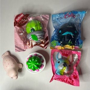 Various Licensed Squishies 5 Piece Bundle